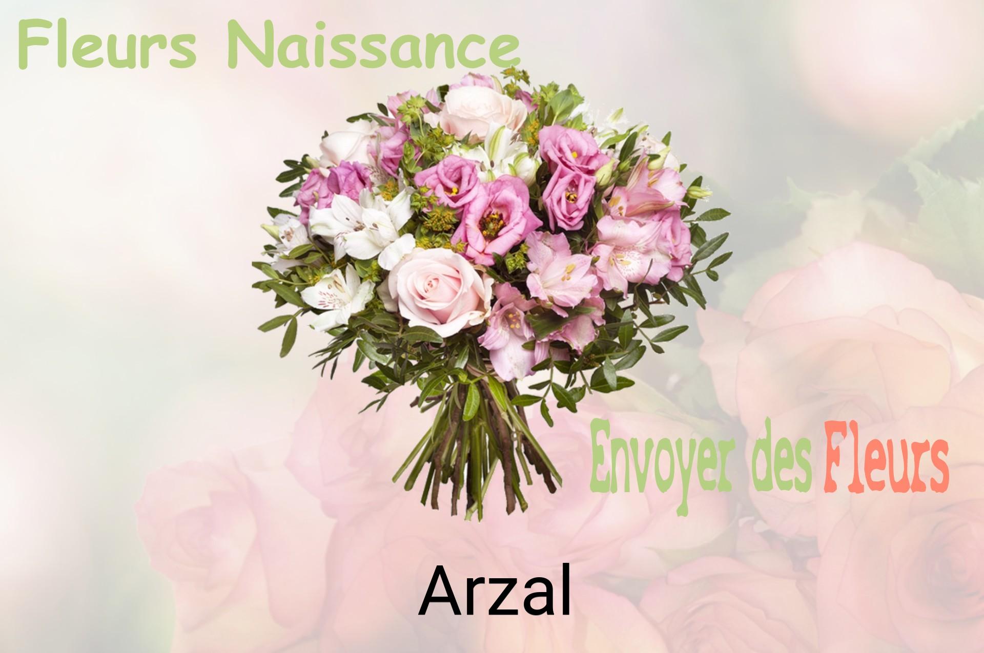 Bouquet de fleurs de naissance livré à Arzal